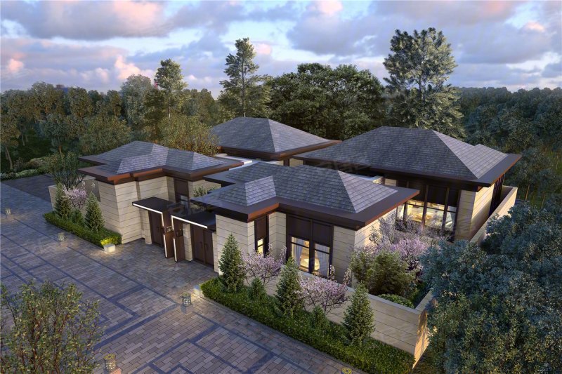 乐村兴茂康养旅游度假区效果图