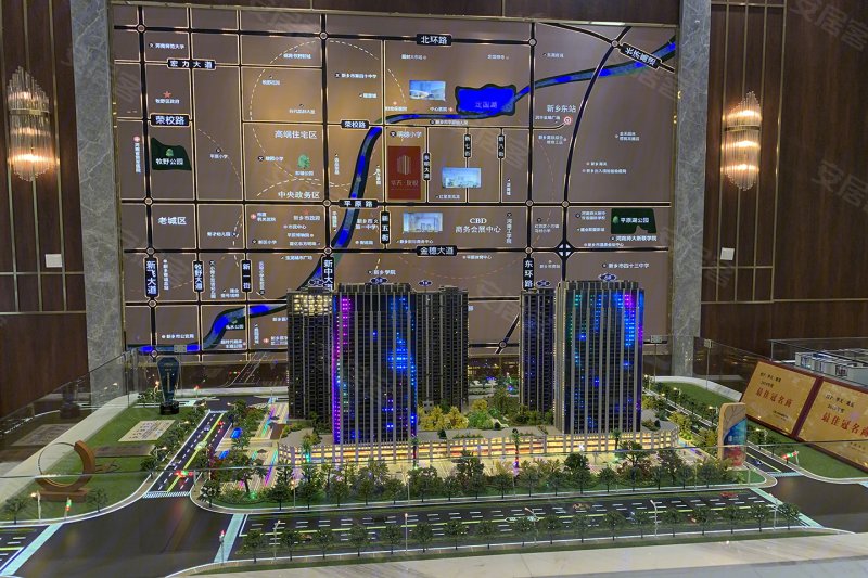 新乡华天珑悦-沙盘图(33) - 新乡安居客