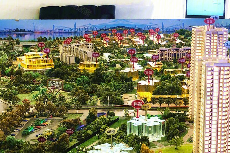 千江凌云沙盘图