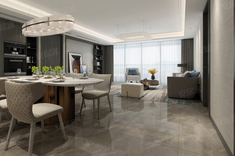 金隅中铁诺德都会森林样板间图