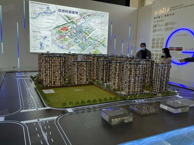 上海金地虹桥峯汇-沙盘图(36) - 上海安居客