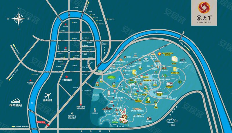 梅州客天下花漫里