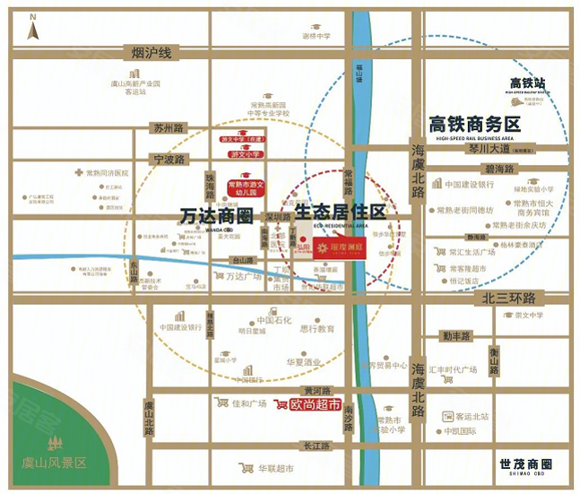 苏州璀璨澜庭-交通图(58) - 苏州安居客