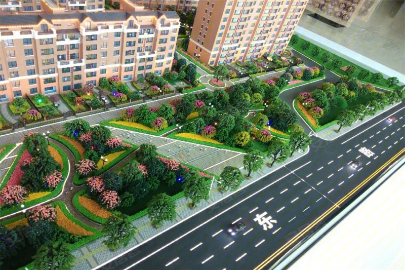 临汾铂蓝郡·一期-沙盘图(17) - 临汾安居客