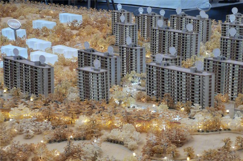 绿城晓风印月沙盘图