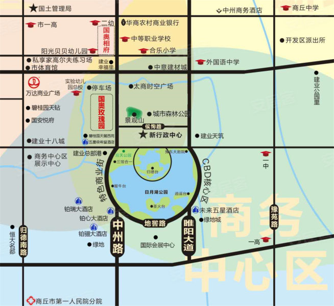 商丘国奥·玫瑰园-交通图(62 商丘安居客