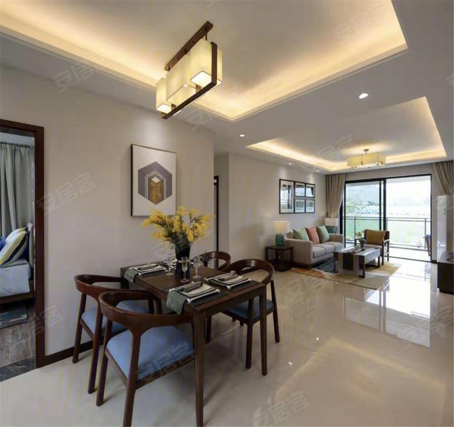 和泓海棠府样板间图