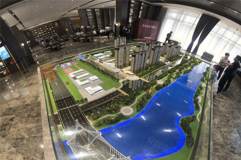 洛阳绿都中梁河风雅叙-沙盘图(130) - 洛阳安居客