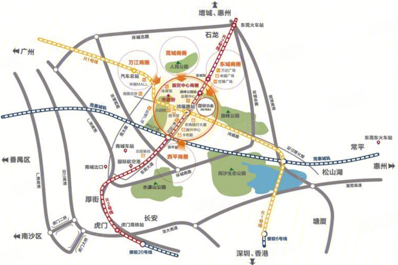 东莞国贸店铺地图图片
