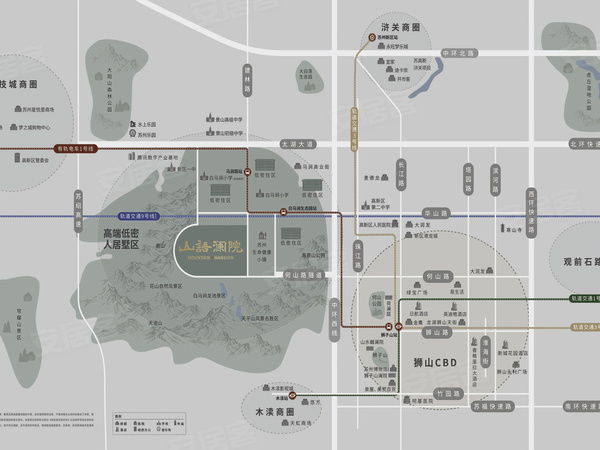 山语澜院,苏州山语澜院房价,楼盘户型,周边配套,交通地图,鹿山雅苑南50米(莲花峰路南) - 安居客