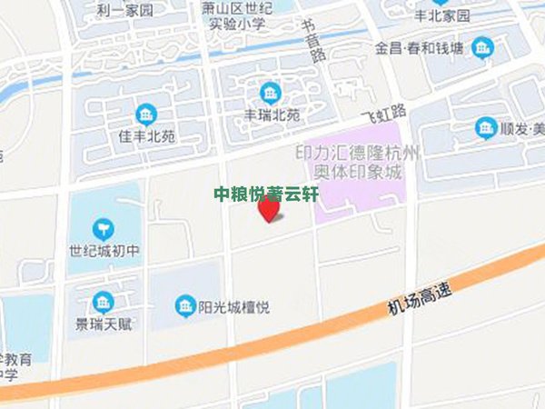 中粮悦著云轩,杭州中粮悦著云轩房价,楼盘户型,周边配套,交通地图,东至仁孝路,南至扬帆路,西至盈丰路,北至仁义弄 - 安居客