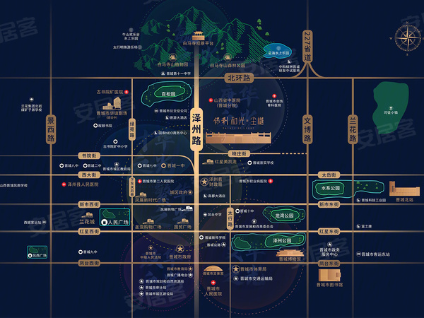 保利和光尘樾,晋城保利和光尘樾房价,楼盘户型,周边配套,交通地图,泽州北路与晓庄街交汇处 - 安居客