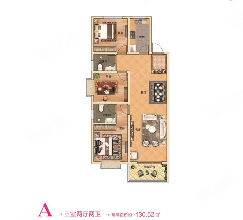 翔宇三江领秀户型图
