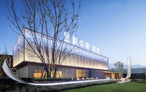 金科中梁美院动态:非常漂亮的售楼部-成都安居客