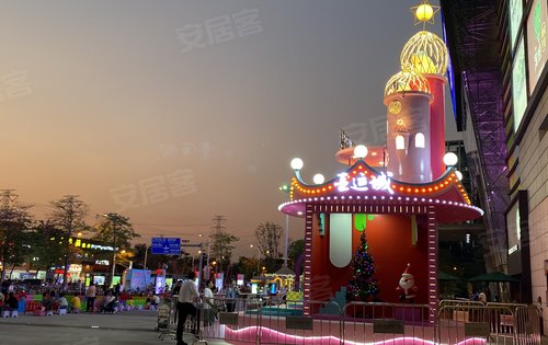 亚运城广场漂亮的夜景