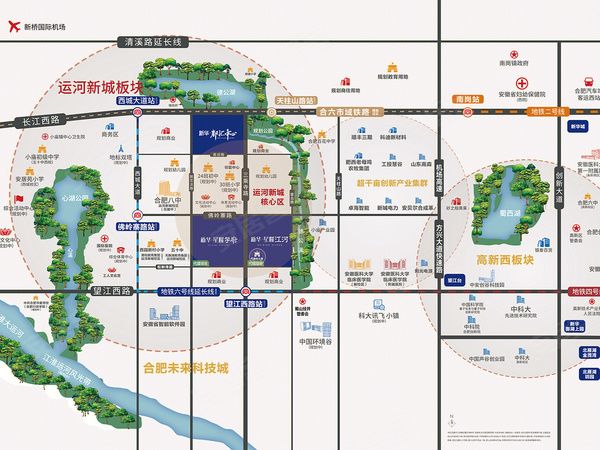 新华星耀学府，合肥新华星耀学府房价，楼盘户型，周边配套，交通地图，三乘寺路与佛岭寨路交口 - 安居客