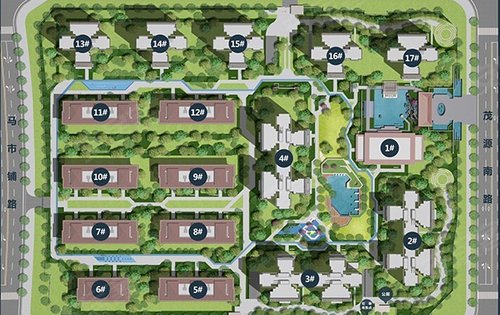 小区楼栋分布图如下项目位于北站附近详情点我头像咨询看房免费派车