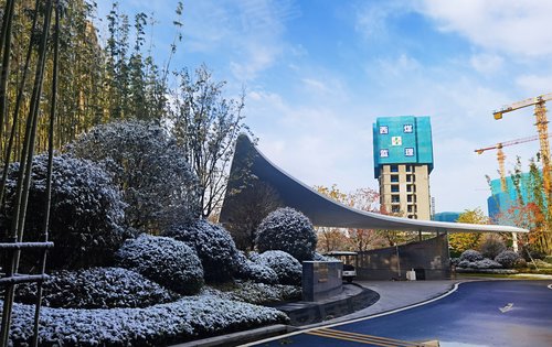 金泰唐618售楼处秋羡慕冬的白夜里悄悄偷来一抹雪太阳出来了哭的梨花