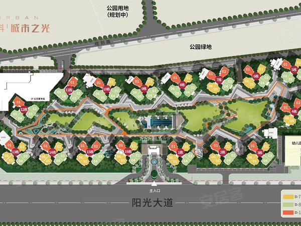 万科城市之光，中山万科城市之光房价，楼盘户型，周边配套，交通地图，广澳高速民众出口约2km（保税区对面） - 安居客