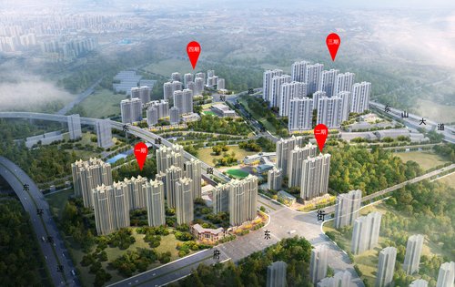 碧桂园城市花园三期星幕,宽景大阳台 买送一半面积,92-132平米 大产权