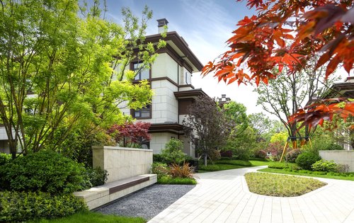 御河上院小区园林美不胜收