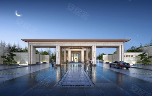 东方意境园林新亚洲风格建筑