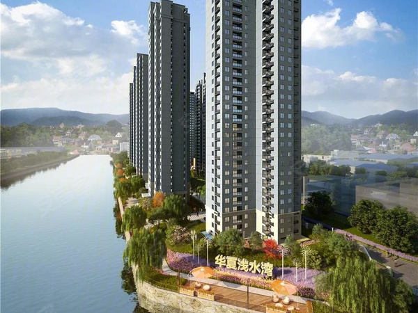 华夏浅水湾楼盘建筑物外景