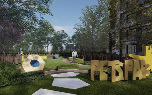 小区配备了萌宠乐园不养宠物的业主也不会被打扰