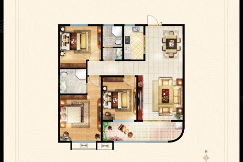 曹县金纬国宾府户型图