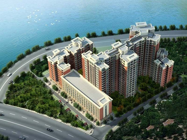 联诚香堤水岸楼盘建筑物外景