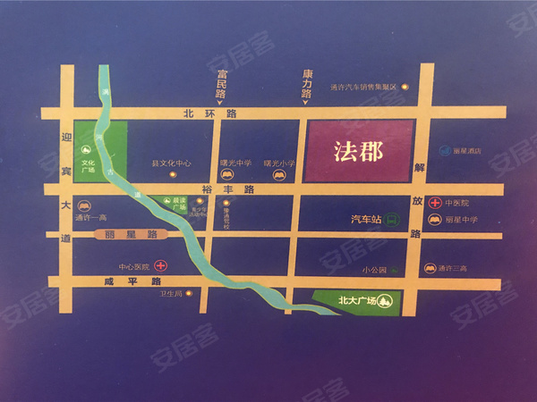 通许法郡楼盘区位规划
