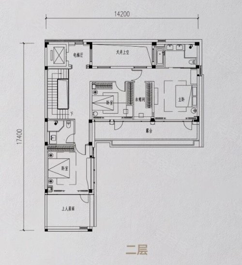 和家园玺园·大院香璋246方户型，和家园玺园·大院香璋别墅约246.00平米户型图，朝南朝向 - 杭州安居客