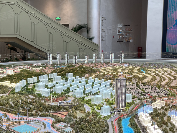 保利御江南规划沙盘