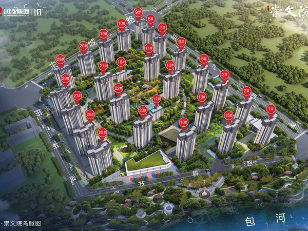 润泓61崇文院,商丘润泓61崇文院房价,楼盘户型,周边配套,交通地图