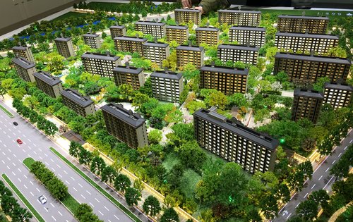 金茂保利首开61熙悦天寰动态:沙盘出来啦超大楼距哦-北京安居客