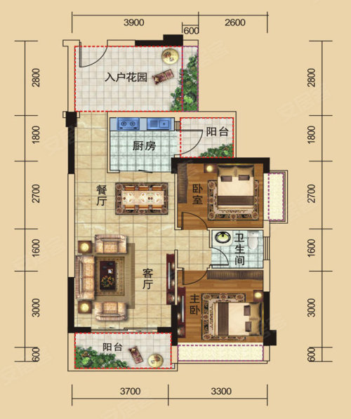 锦河湾户型图