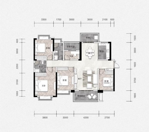 润和雅郡户型图
