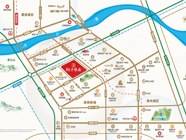 兰亭雅居楼盘区位规划