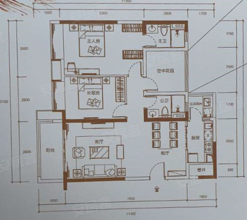 江门楼盘 江海区楼盘 江海城区楼盘 印象海伦湾南 户型图(1/1 视频