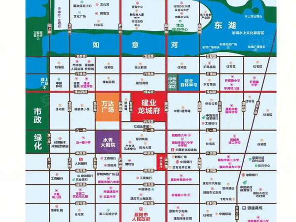 建业龙城府,濮阳建业龙城府房价,楼盘户型,周边配套,交通地图,开州路