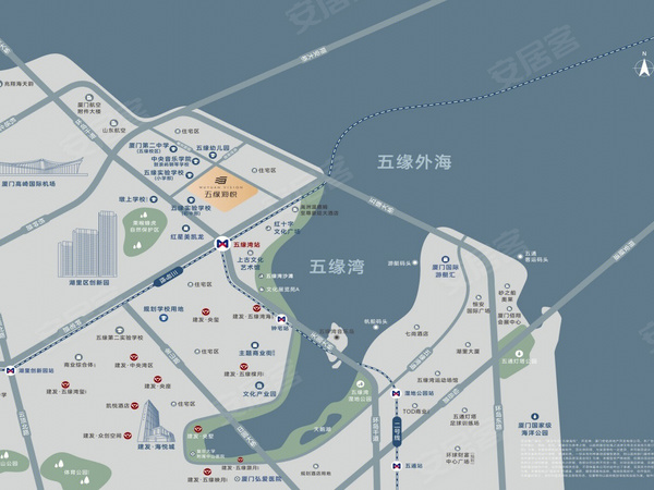 中交建发五缘海悦,厦门中交建发五缘海悦房价,楼盘户型,周边配套,交通地图,惠灵顿路与佐世保路交叉口东南侧 - 安居客