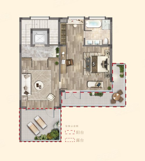 绍兴棠颂和鸣318平户型，绍兴棠颂和鸣别墅约318.00平米户型图，朝南朝向 - 绍兴安居客