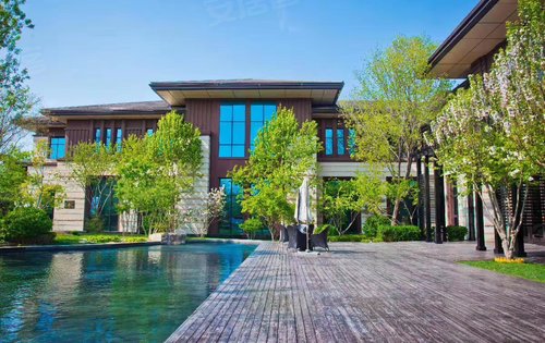 牛驼温泉孔雀城社区环境实景拍摄