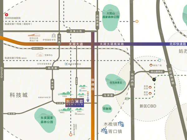 前山澜庭,苏州前山澜庭房价,楼盘户型,周边配套,交通地图,景润路与玉屏路交叉口 - 安居客
