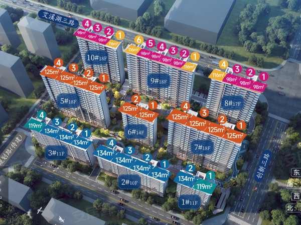 建发朗云&云玺,南昌建发朗云&云玺房价,楼盘户型,周边配套,交通地图,创新二路与艾溪湖二路交叉口东北260米 - 安居客