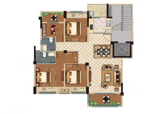 澳海御江苑户型图