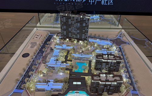 越秀天悦云萃二期动态:越秀天悦云萃二期沙盘-成都安居客