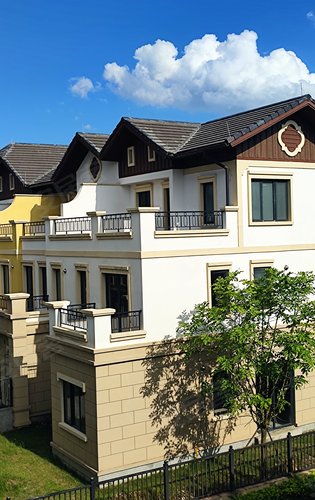 五矿哈施塔特小区实拍环境优美在售别墅142平153平米等欢迎来品鉴