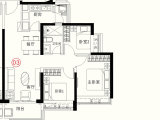 中山恒大悦珑湾楼层平面图