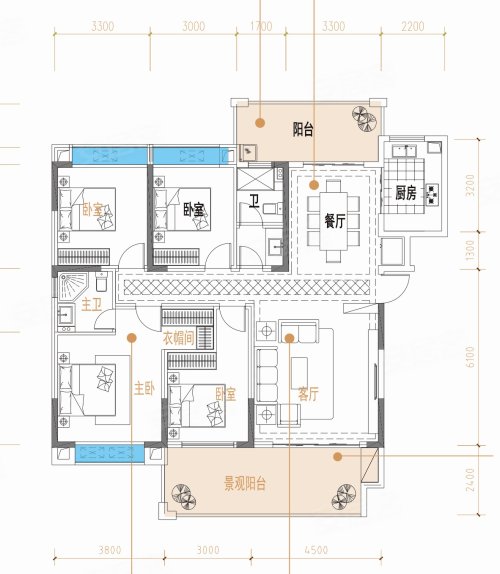 十里江湾户型图